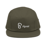 Alpinist Embroidered Carabiner 5 Panel Camper Hat