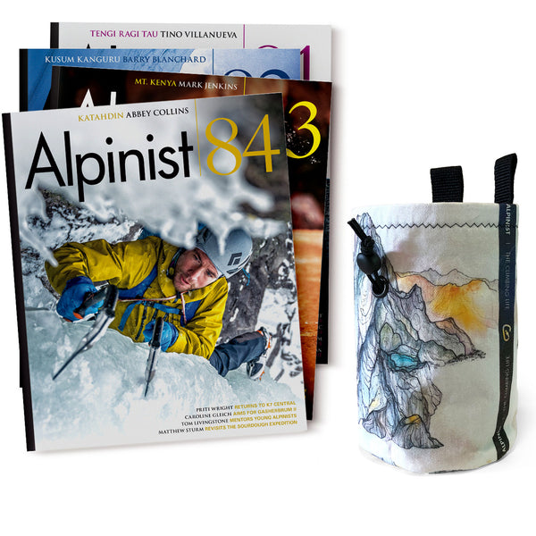 Alpinist Gift Subscription & Chalk Bag