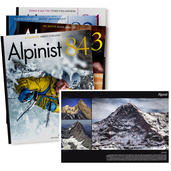 Alpinist Gift Subscription & Eiger Routelines Poster
