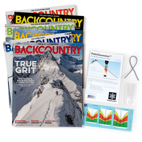 Backcountry Magazine Gift Subscription & PoleClinometer™