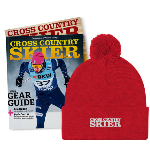 Cross Country Skier Gift Subscription & Beanie
