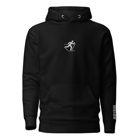 Cross Country Skier Nordic Xing Hoodie