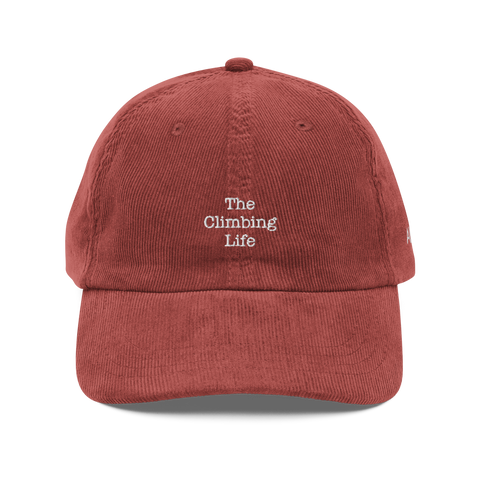 Alpinist Embroidered Climbing Life Corduroy Hat