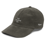 Alpinist Embroidered Climbing Life Corduroy Hat