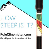 PoleClinometer™: The Ski Pole Inclinometer Sticker