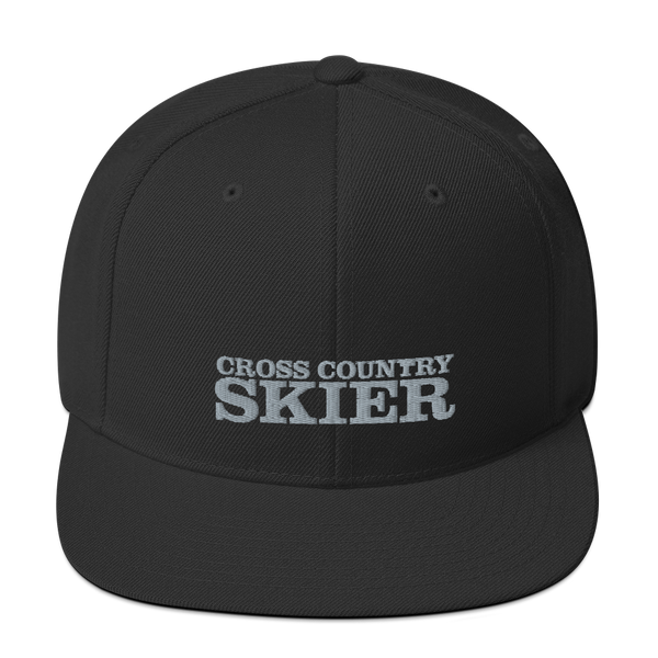 Cross Country Skier Snapback Hat