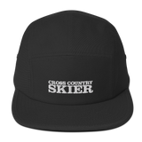 Cross Country Skier 5 Panel Camper Hat