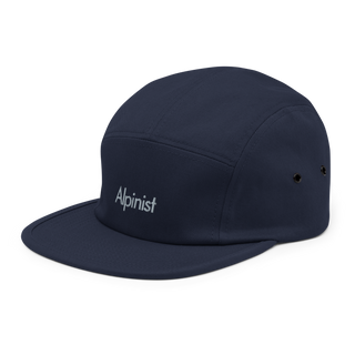 Alpinist Embroidered 5 Panel Camper Hat Navy