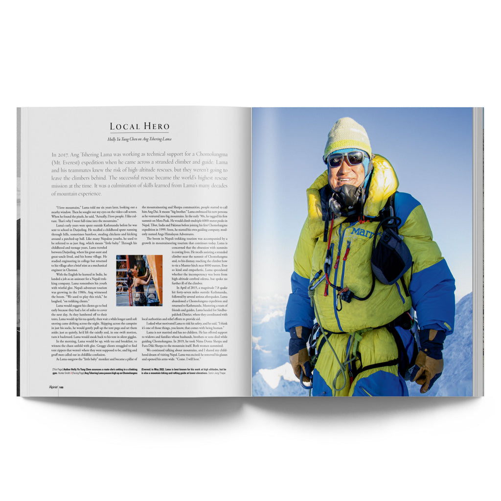Alpine Magazine Design Alpinist Magazine Issue 86 | Summer 2024 – Height of Land Publications