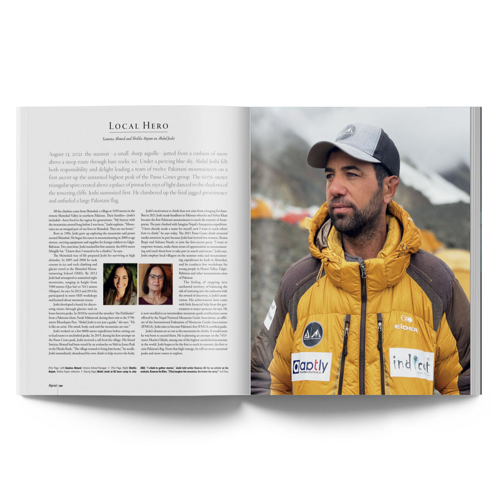 Alpine Magazine Design Alpinist Magazine Issue 84 | Winter 2023 – Height of Land Publications