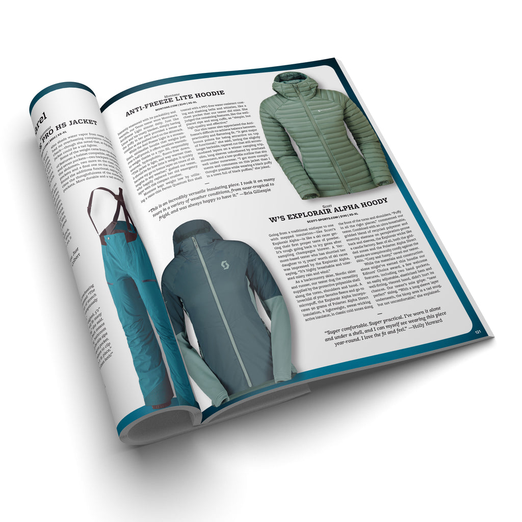 Backcountry Magazine 152 The 2024 Gear Guide Height of Land