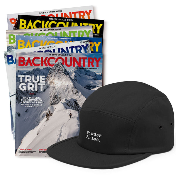 Backcountry Magazine Gift Subscription & Hat