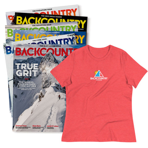 Backcountry Magazine Gift Subscription & Women's T-shirt