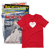 Backcountry Magazine Gift Subscription & Love T-shirt