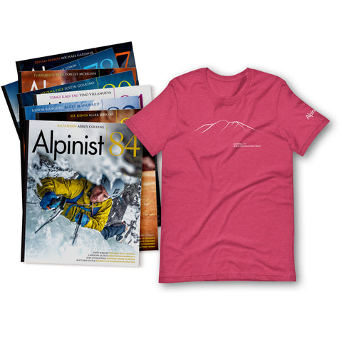 Alpinist 2-Year Subscription & Katahdin T-shirt