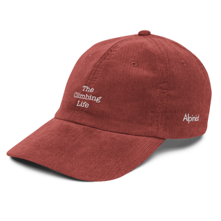Alpinist Embroidered Climbing Life Corduroy Hat
