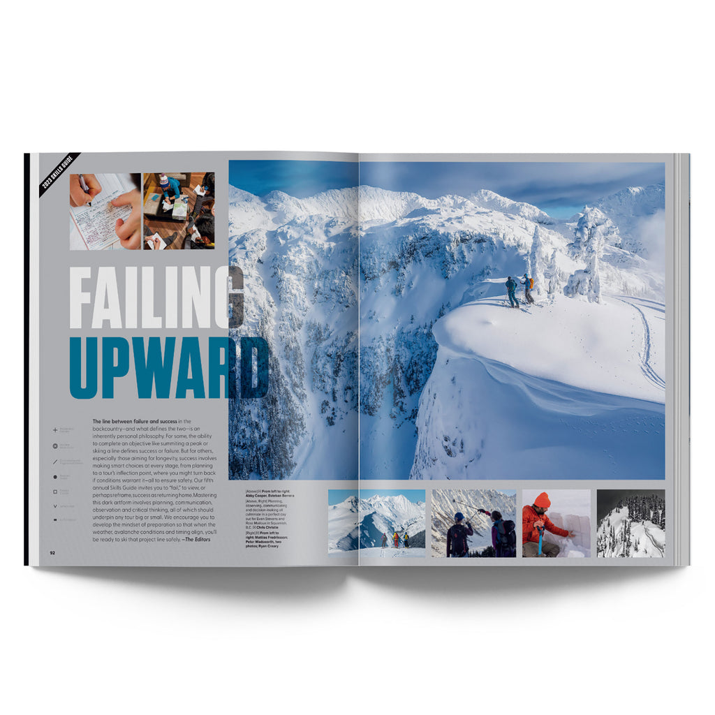 Backcountry Magazine 150 The 2023 Skills Guide Height of Land