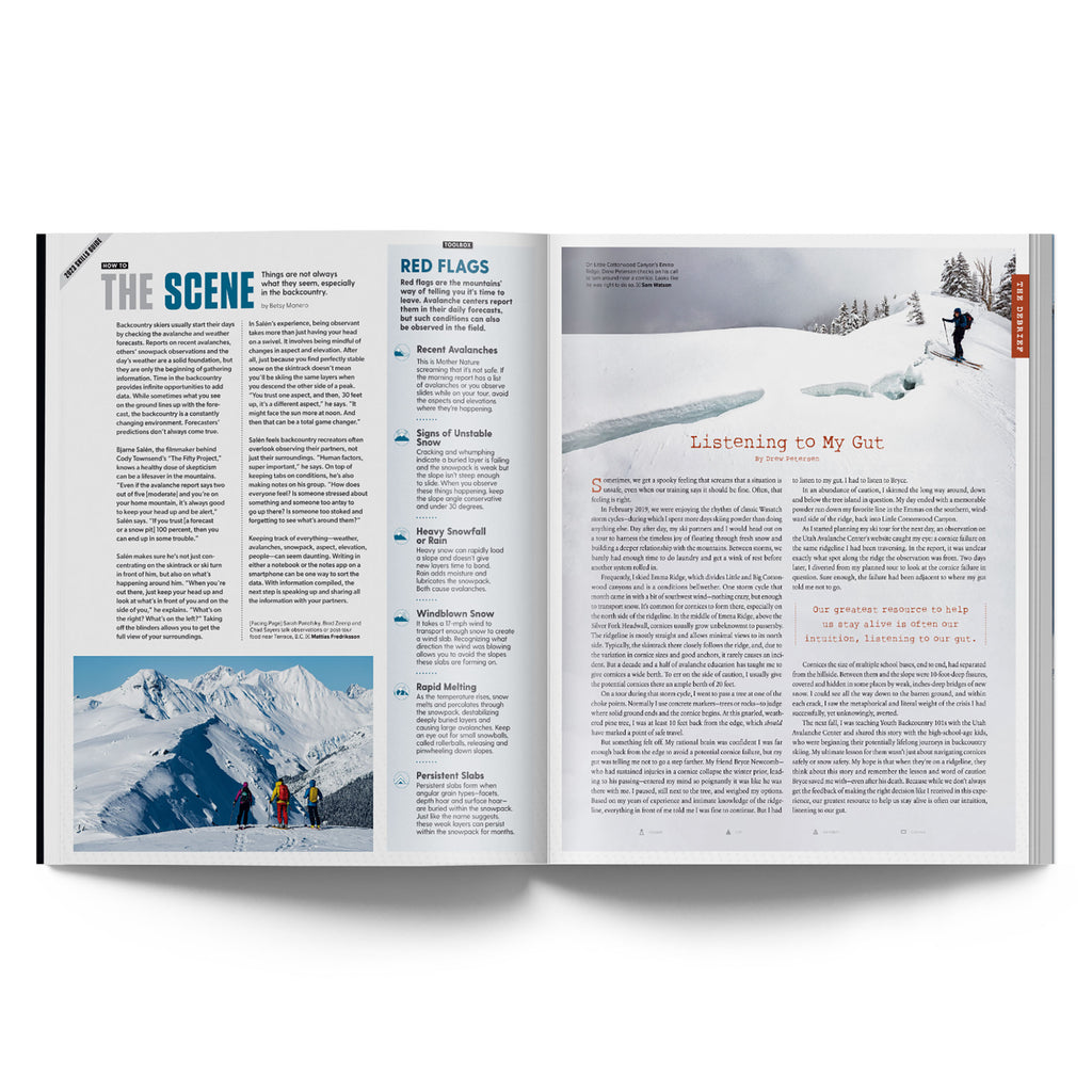 Backcountry Magazine 150 The 2023 Skills Guide Height of Land