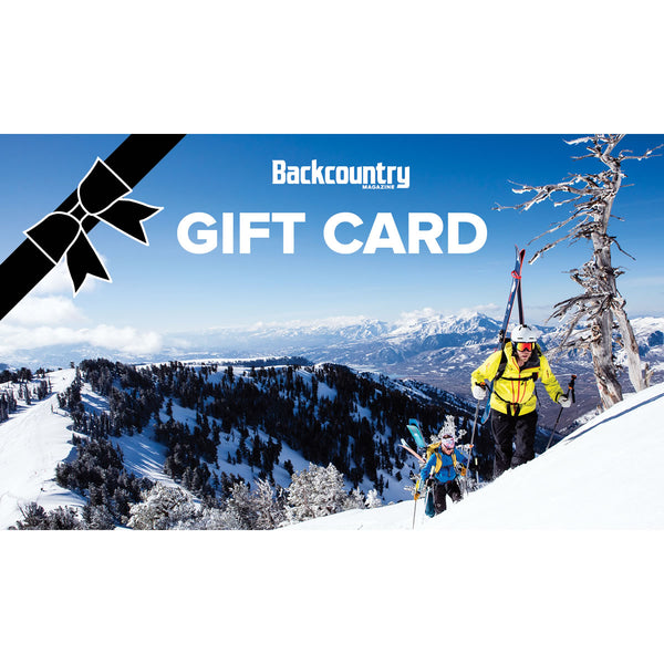 Backcountry Magazine Gift Card