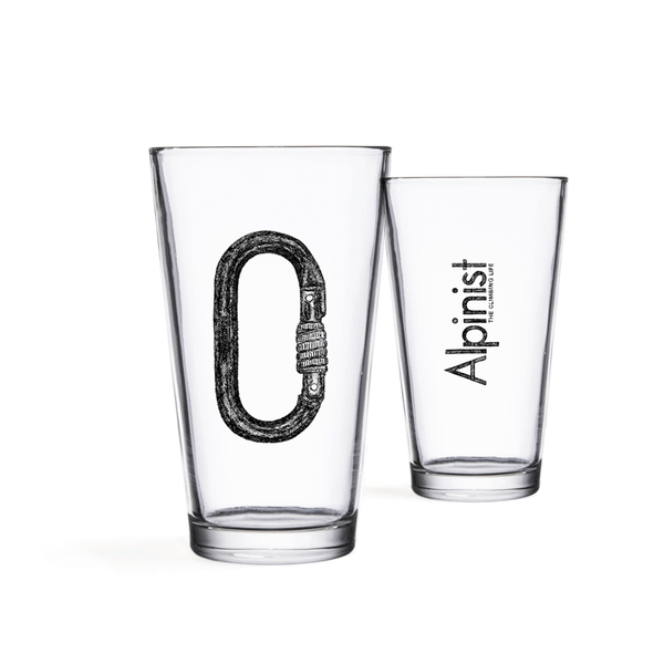 Alpinist Carabiner Pint Glasses (Set of Two)