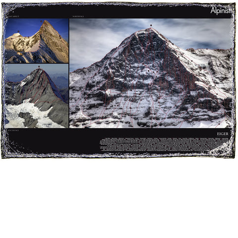 Eiger Routelines Poster