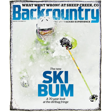 Backcountry Magazine October 2013 - The New Ski Bum