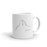 Alpinist Matterhorn Silhouette Mug