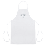 Cross Country Skier Embroidered Shop Apron