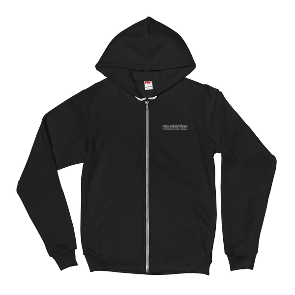 Mountain Flyer Embroidered Zip Hoodie