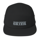 Cross Country Skier 5 Panel Camper Hat
